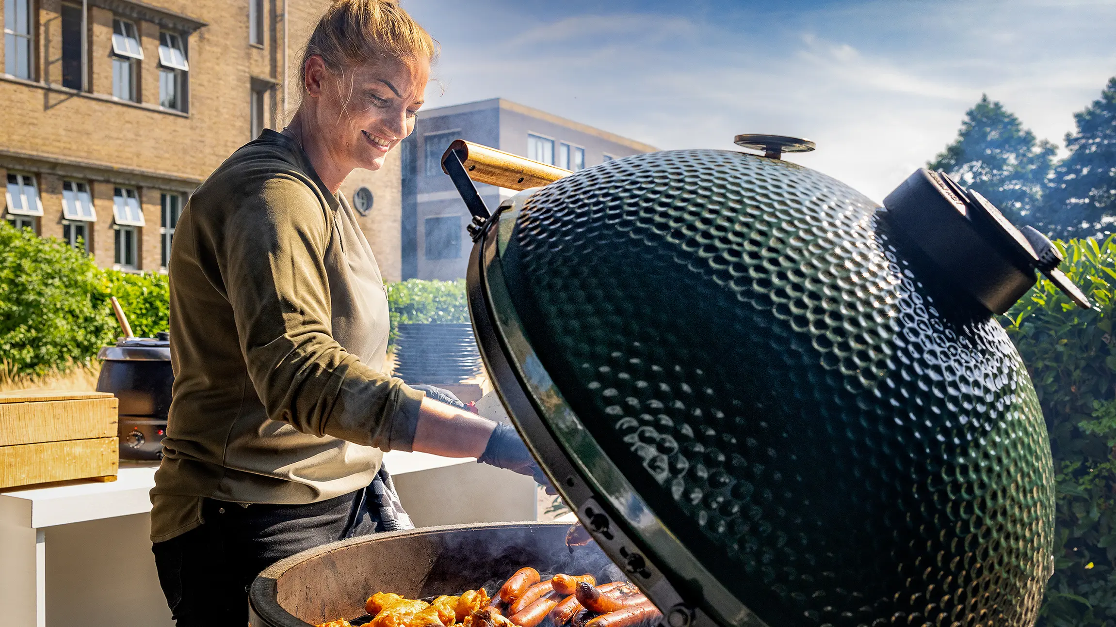BBQ buiten Zendstation