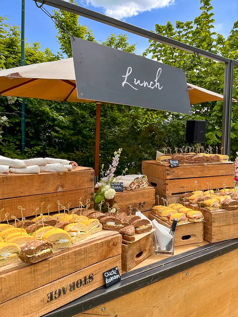 Het Zendstation evenementen Catering Lunch